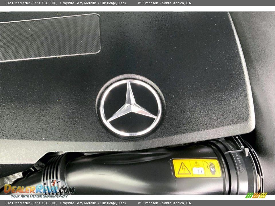 2021 Mercedes-Benz GLC 300 Graphite Gray Metallic / Silk Beige/Black Photo #32