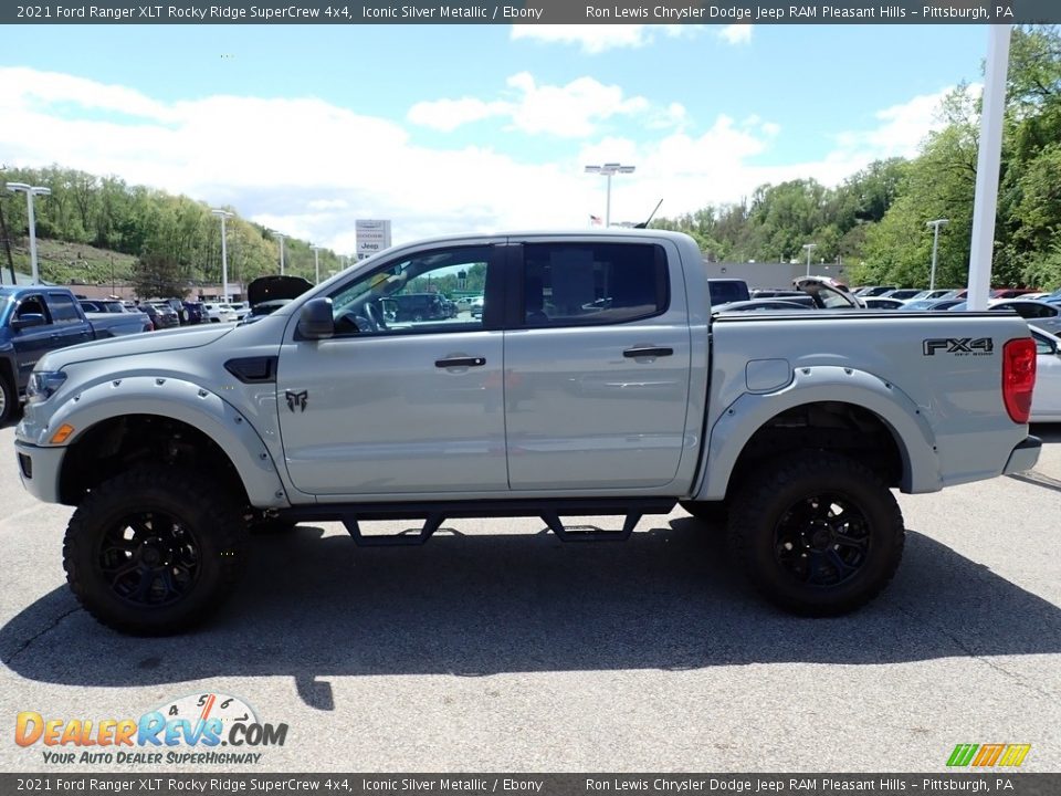 Iconic Silver Metallic 2021 Ford Ranger XLT Rocky Ridge SuperCrew 4x4 Photo #2