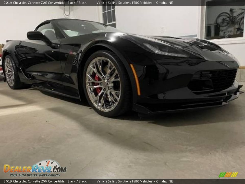 2019 Chevrolet Corvette Z06 Convertible Black / Black Photo #1