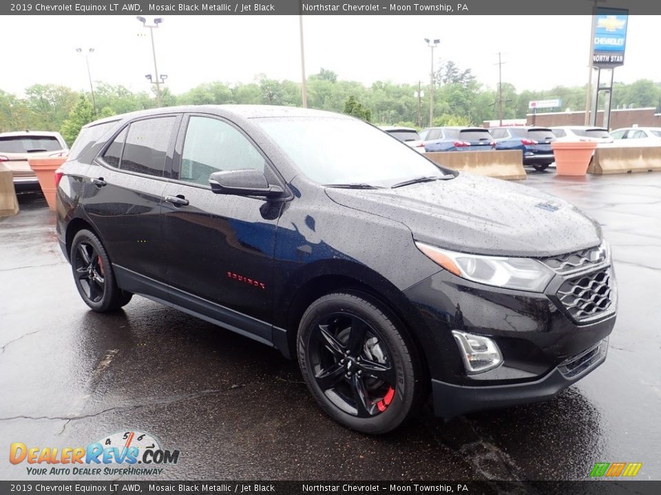 2019 Chevrolet Equinox LT AWD Mosaic Black Metallic / Jet Black Photo #11