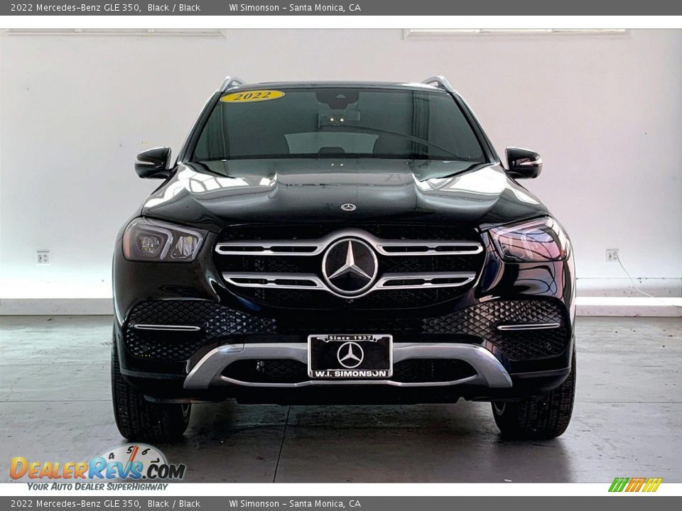 2022 Mercedes-Benz GLE 350 Black / Black Photo #2