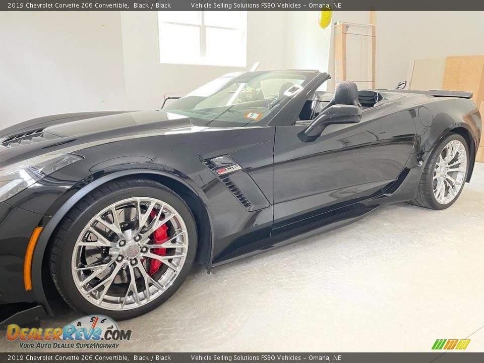 2019 Chevrolet Corvette Z06 Convertible Black / Black Photo #5