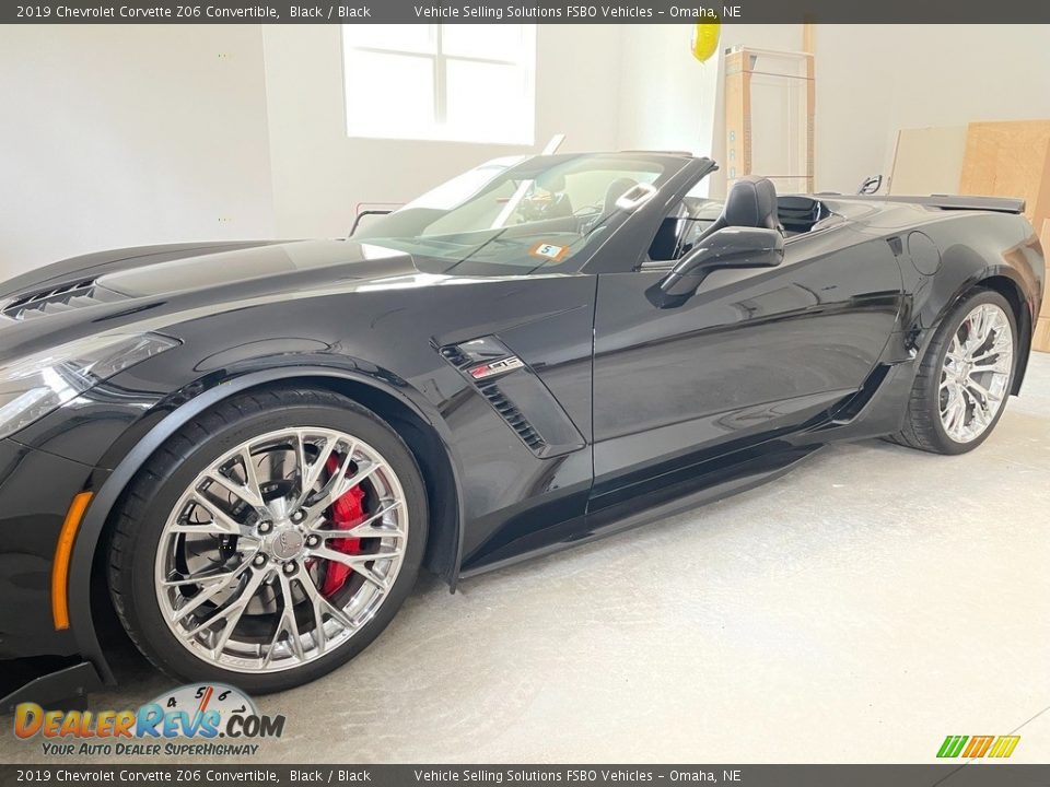 2019 Chevrolet Corvette Z06 Convertible Black / Black Photo #7