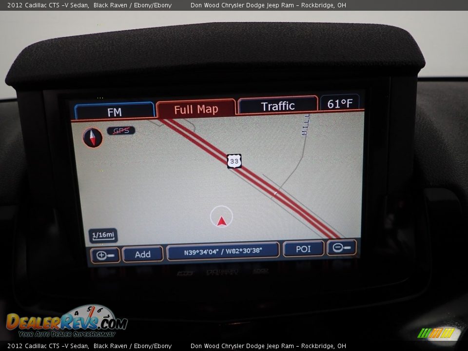 2012 Cadillac CTS -V Sedan Black Raven / Ebony/Ebony Photo #4