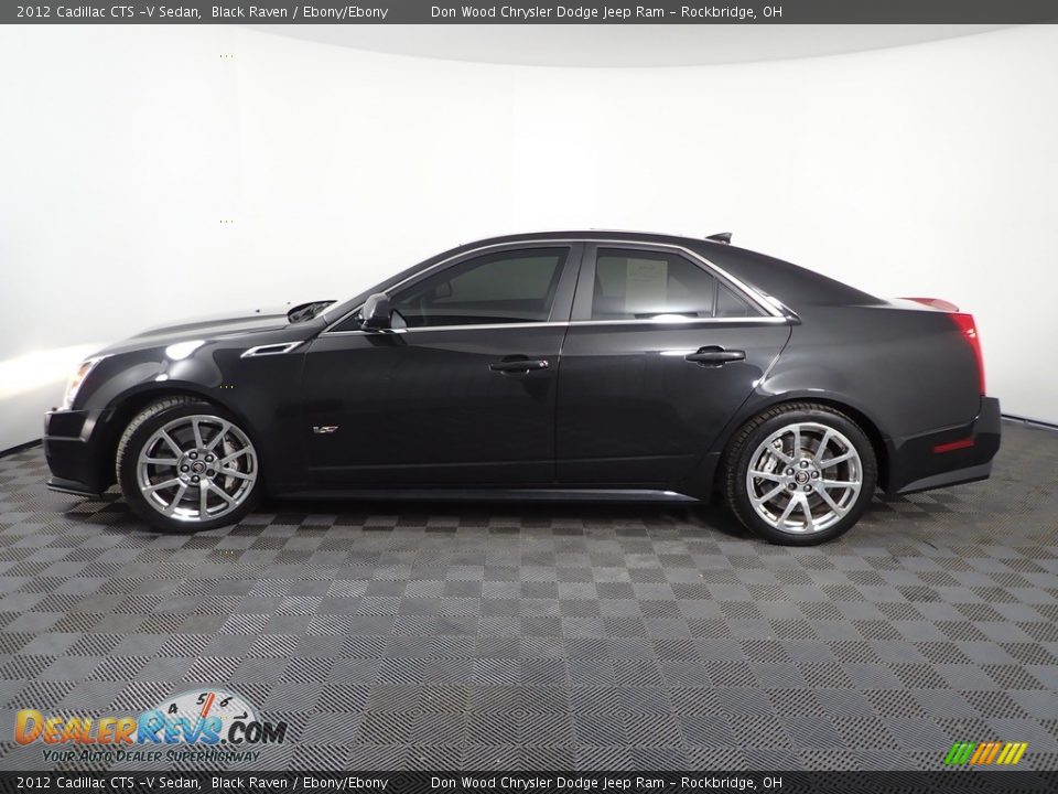 2012 Cadillac CTS -V Sedan Black Raven / Ebony/Ebony Photo #8
