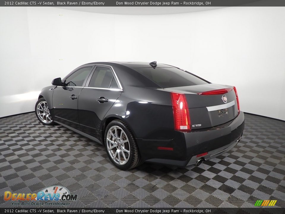 2012 Cadillac CTS -V Sedan Black Raven / Ebony/Ebony Photo #9