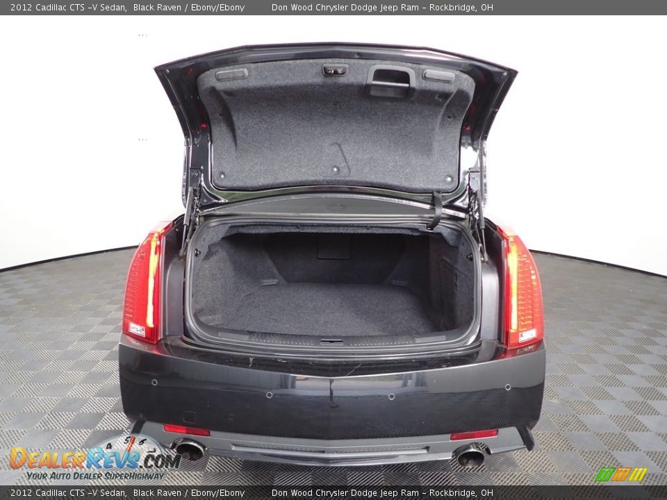 2012 Cadillac CTS -V Sedan Black Raven / Ebony/Ebony Photo #11