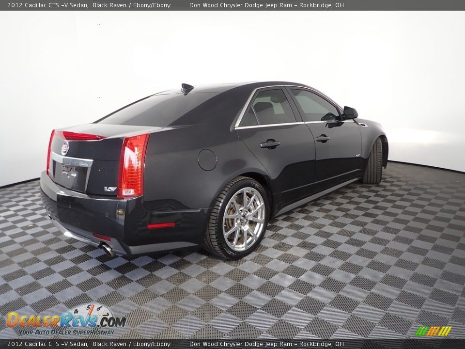 2012 Cadillac CTS -V Sedan Black Raven / Ebony/Ebony Photo #13