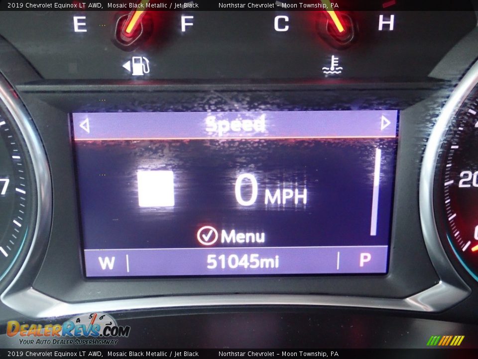 2019 Chevrolet Equinox LT AWD Mosaic Black Metallic / Jet Black Photo #29