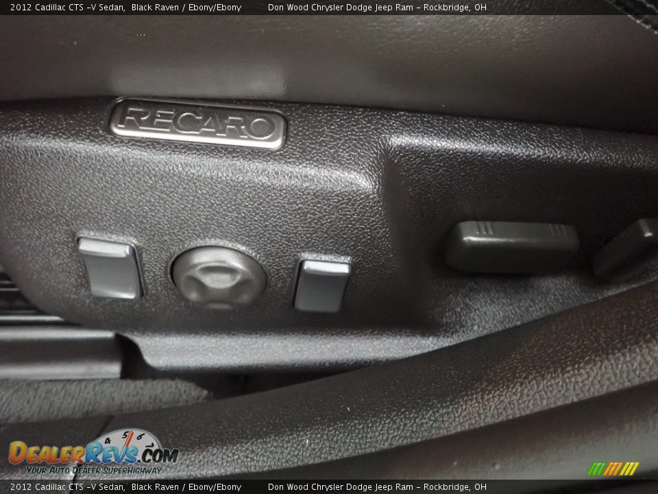 2012 Cadillac CTS -V Sedan Black Raven / Ebony/Ebony Photo #16