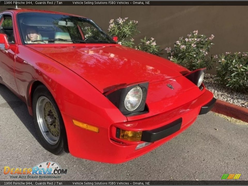 1986 Porsche 944 Guards Red / Tan Photo #14