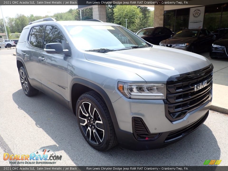 2021 GMC Acadia SLE Satin Steel Metallic / Jet Black Photo #2