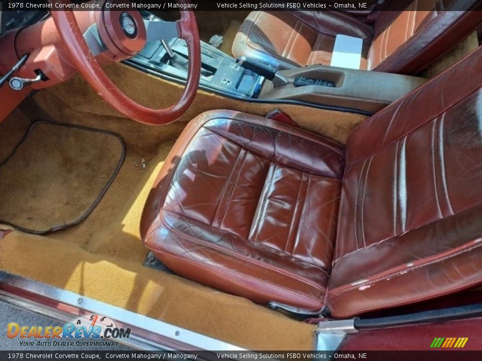 1978 Chevrolet Corvette Coupe Corvette Mahogany / Mahogany Photo #3