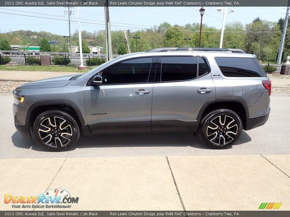 2021 GMC Acadia SLE Satin Steel Metallic / Jet Black Photo #5