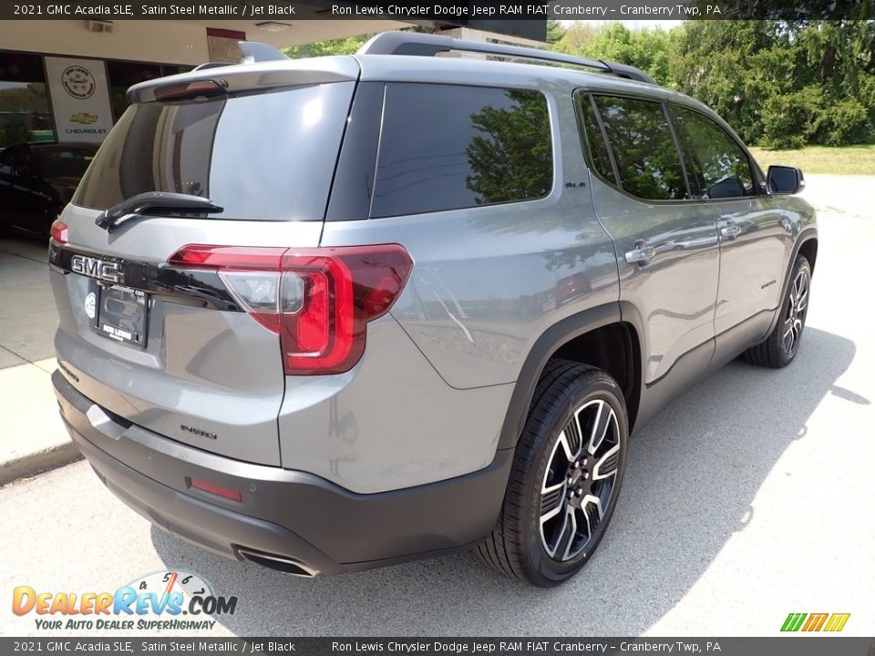 2021 GMC Acadia SLE Satin Steel Metallic / Jet Black Photo #8