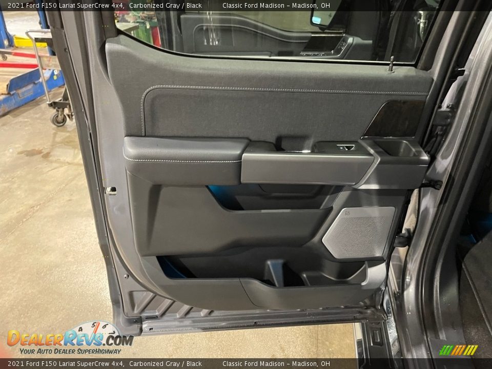 2021 Ford F150 Lariat SuperCrew 4x4 Carbonized Gray / Black Photo #13