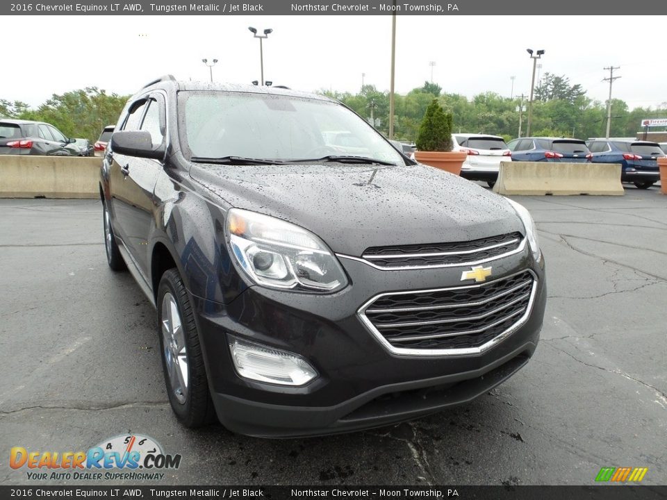 2016 Chevrolet Equinox LT AWD Tungsten Metallic / Jet Black Photo #12