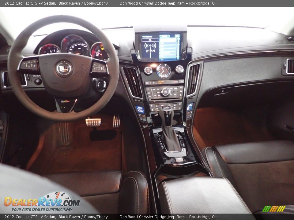 2012 Cadillac CTS -V Sedan Black Raven / Ebony/Ebony Photo #31