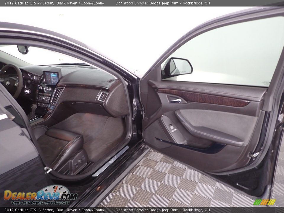 2012 Cadillac CTS -V Sedan Black Raven / Ebony/Ebony Photo #32