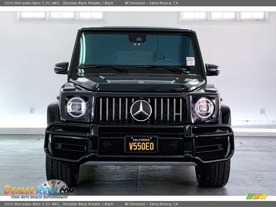 2020 Mercedes-Benz G 63 AMG Obsidian Black Metallic / Black Photo #2