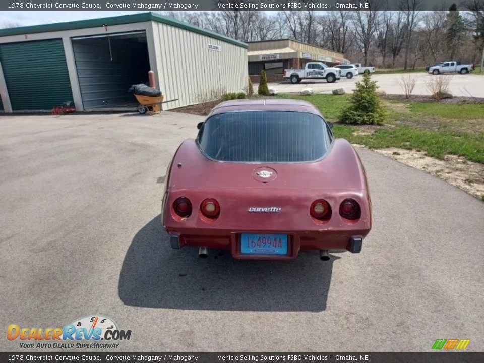 1978 Chevrolet Corvette Coupe Corvette Mahogany / Mahogany Photo #28