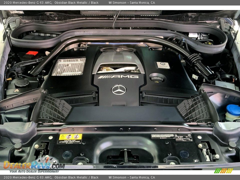 2020 Mercedes-Benz G 63 AMG Obsidian Black Metallic / Black Photo #9