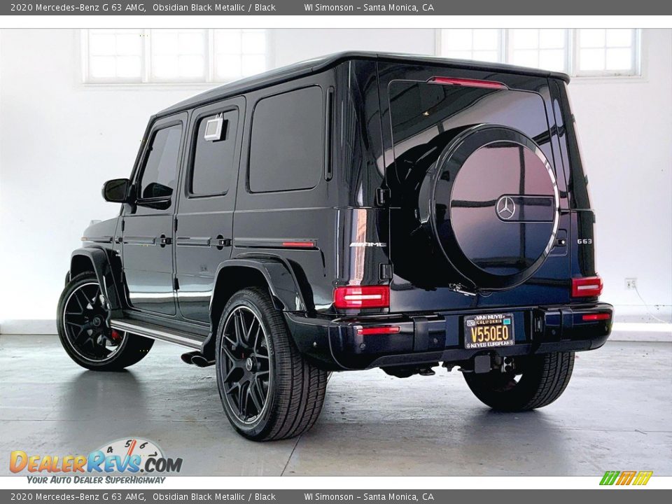 2020 Mercedes-Benz G 63 AMG Obsidian Black Metallic / Black Photo #10