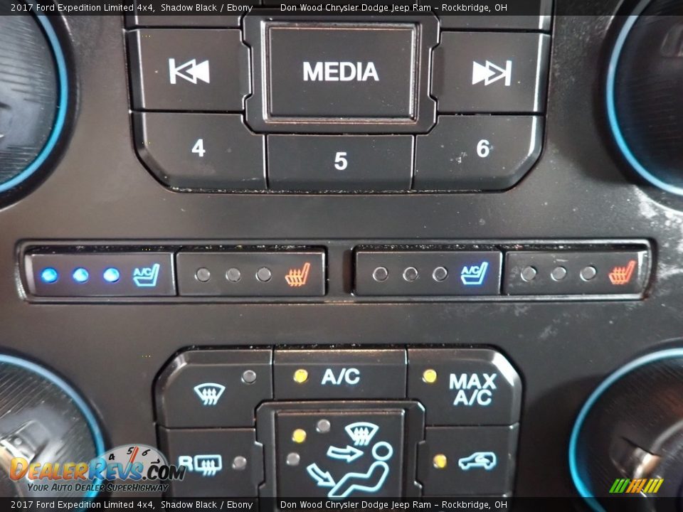 2017 Ford Expedition Limited 4x4 Shadow Black / Ebony Photo #5