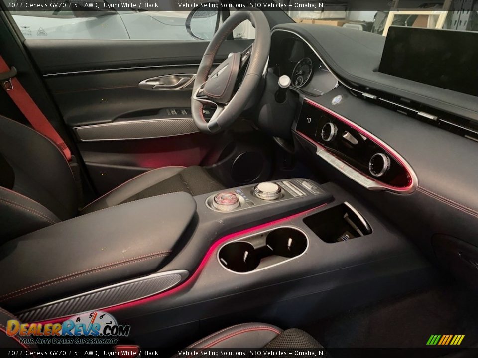 Black Interior - 2022 Genesis GV70 2.5T AWD Photo #1