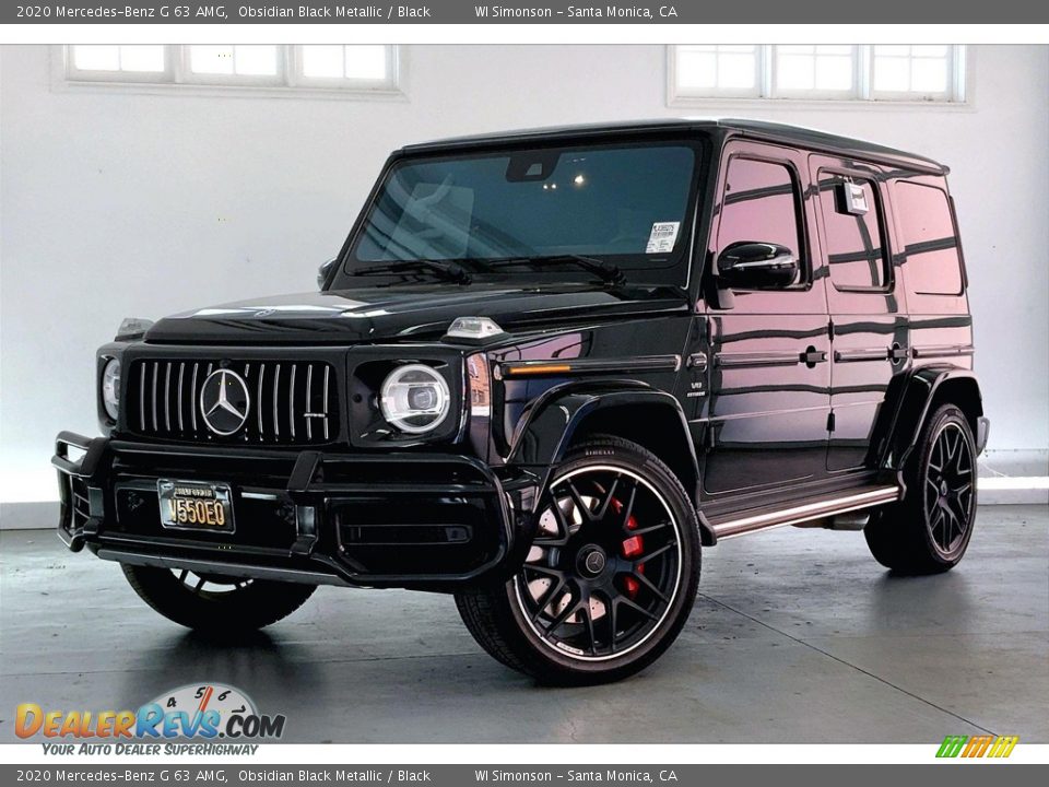 2020 Mercedes-Benz G 63 AMG Obsidian Black Metallic / Black Photo #12