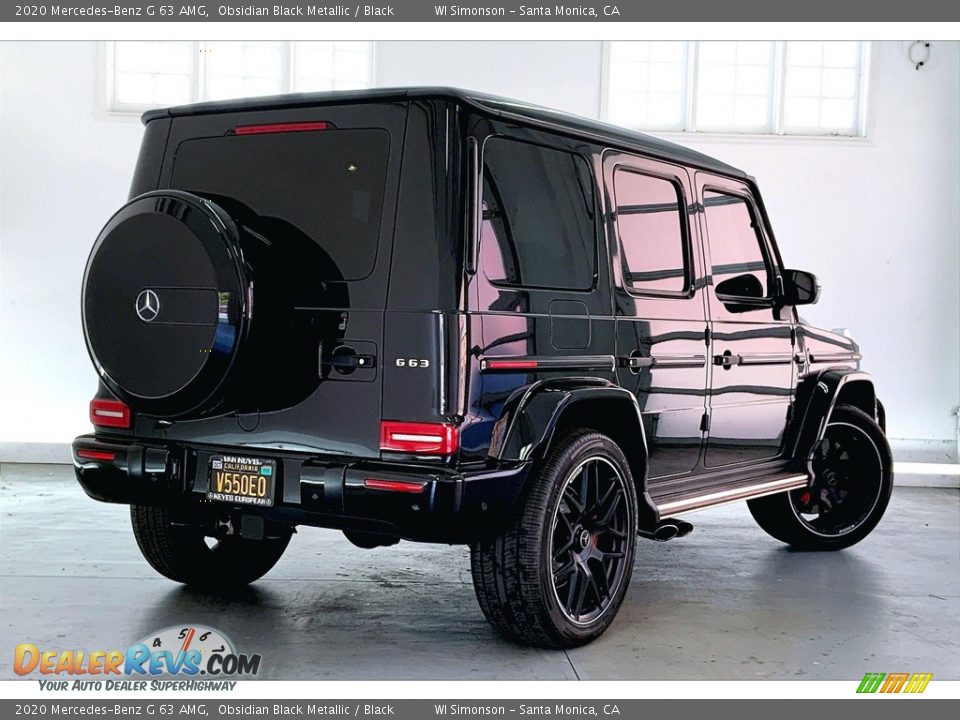 2020 Mercedes-Benz G 63 AMG Obsidian Black Metallic / Black Photo #13