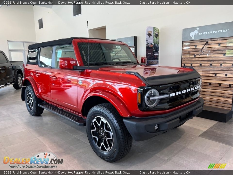 Hot Pepper Red Metallic 2022 Ford Bronco Outer Banks 4x4 4-Door Photo #7