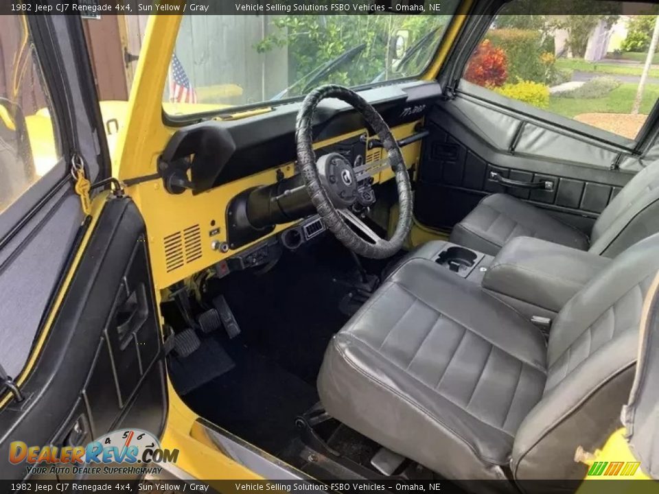 Front Seat of 1982 Jeep CJ7 Renegade 4x4 Photo #1