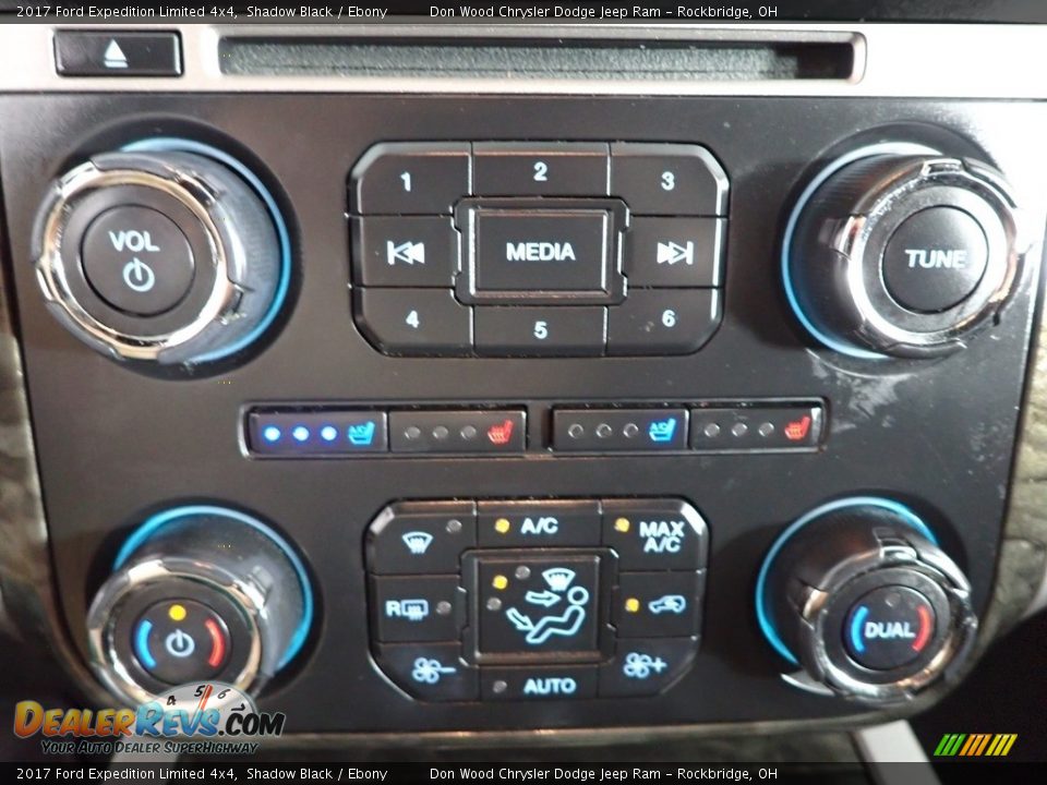 2017 Ford Expedition Limited 4x4 Shadow Black / Ebony Photo #22