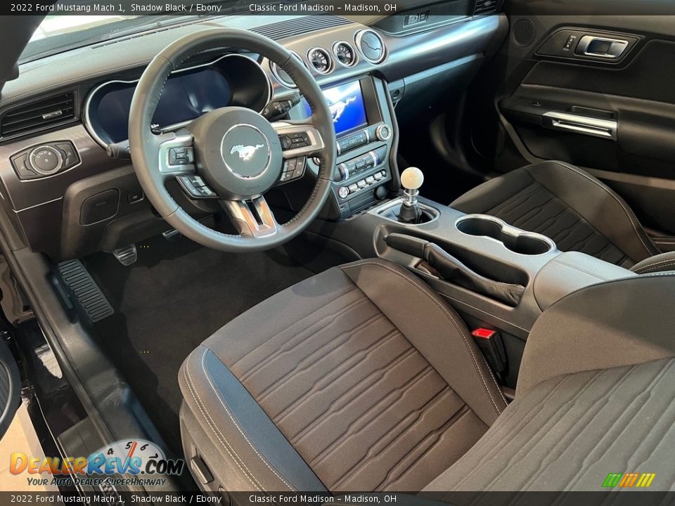 Ebony Interior - 2022 Ford Mustang Mach 1 Photo #9