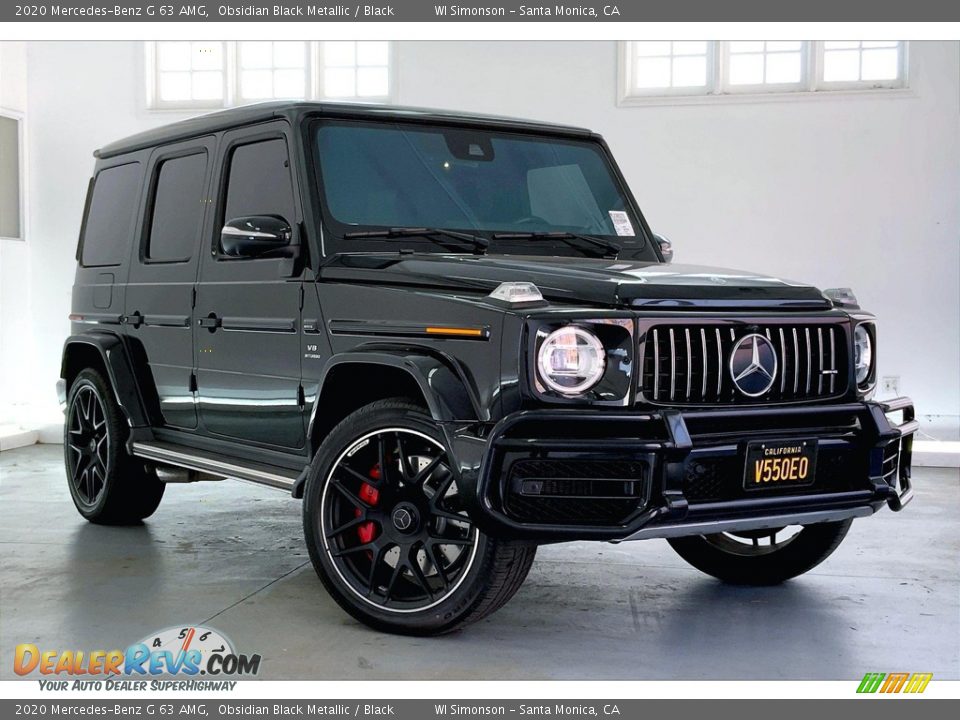 2020 Mercedes-Benz G 63 AMG Obsidian Black Metallic / Black Photo #34