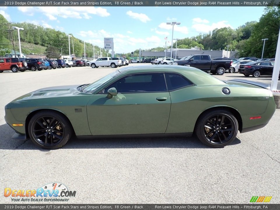 F8 Green 2019 Dodge Challenger R/T Scat Pack Stars and Stripes Edition Photo #2