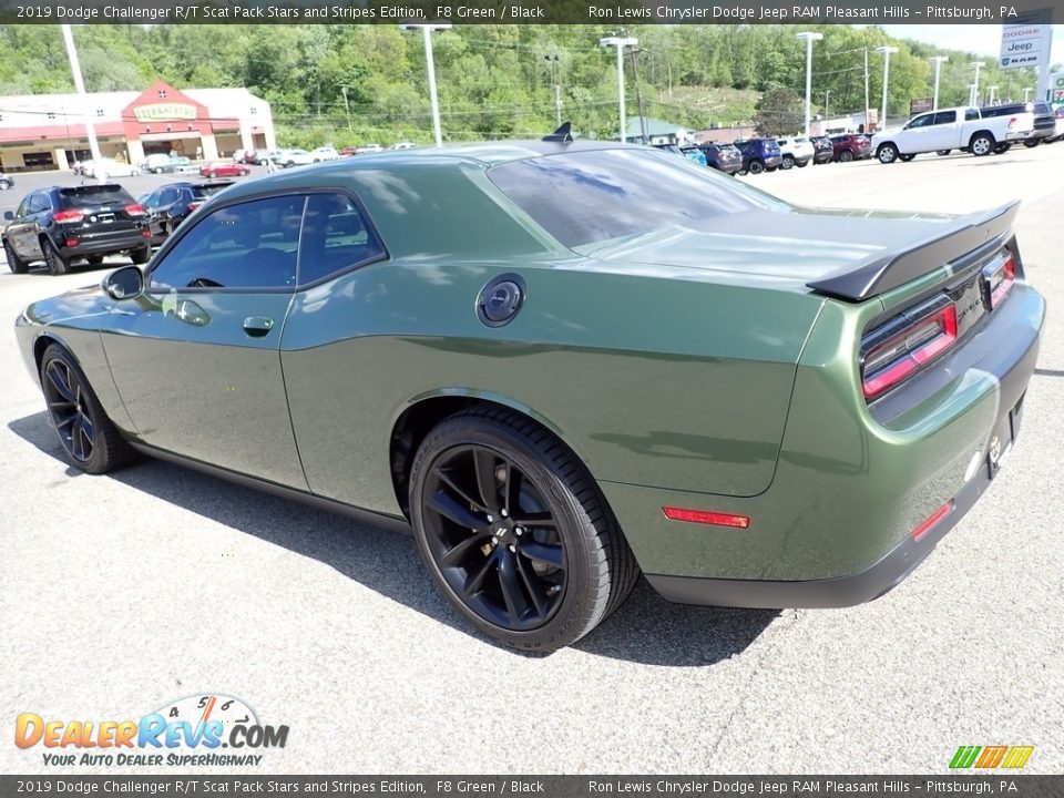 2019 Dodge Challenger R/T Scat Pack Stars and Stripes Edition F8 Green / Black Photo #3