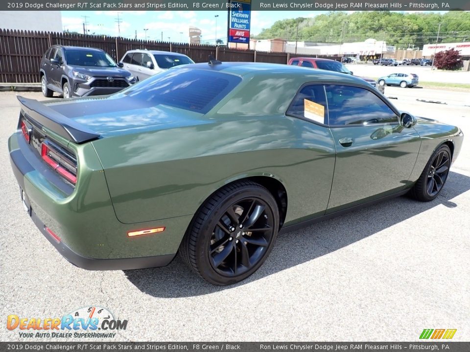 2019 Dodge Challenger R/T Scat Pack Stars and Stripes Edition F8 Green / Black Photo #6