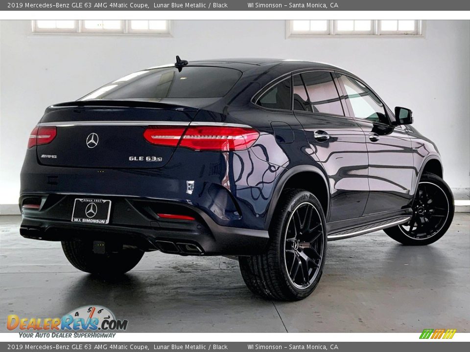 2019 Mercedes-Benz GLE 63 AMG 4Matic Coupe Lunar Blue Metallic / Black Photo #13