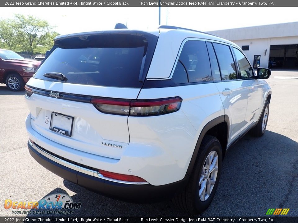 2022 Jeep Grand Cherokee Limited 4x4 Bright White / Global Black Photo #5