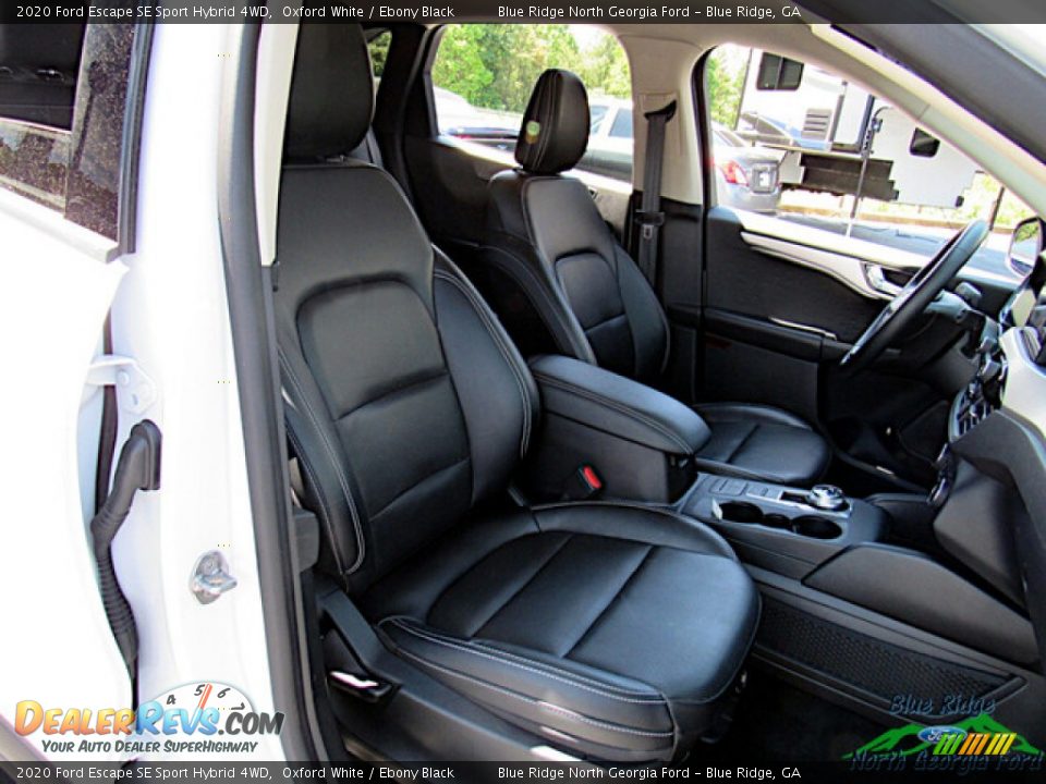 2020 Ford Escape SE Sport Hybrid 4WD Oxford White / Ebony Black Photo #12