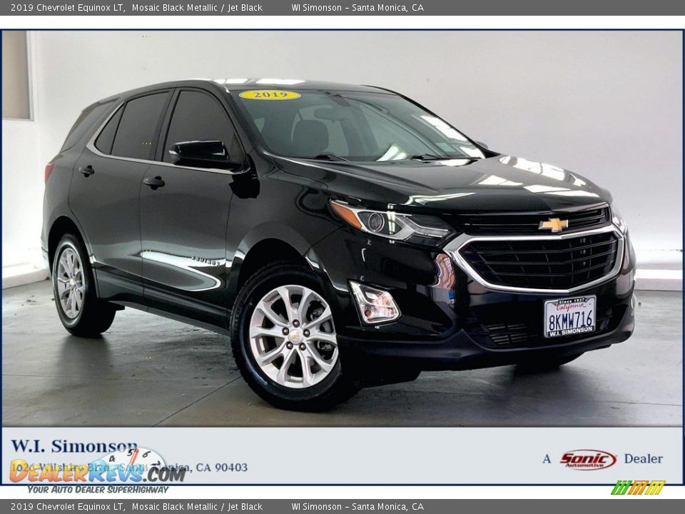 2019 Chevrolet Equinox LT Mosaic Black Metallic / Jet Black Photo #1