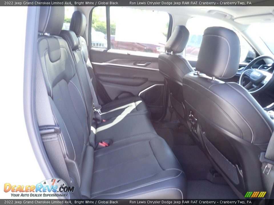 2022 Jeep Grand Cherokee Limited 4x4 Bright White / Global Black Photo #11