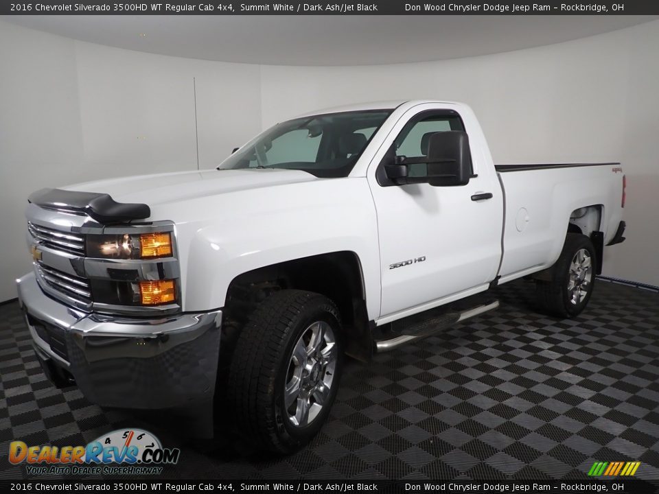2016 Chevrolet Silverado 3500HD WT Regular Cab 4x4 Summit White / Dark Ash/Jet Black Photo #3