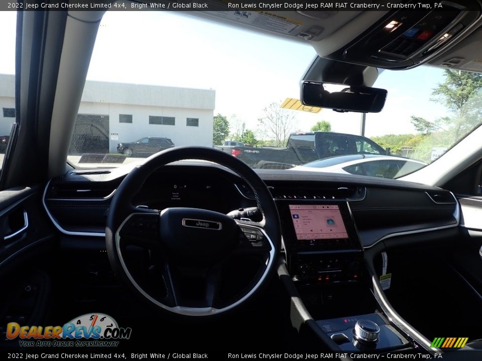 2022 Jeep Grand Cherokee Limited 4x4 Bright White / Global Black Photo #14