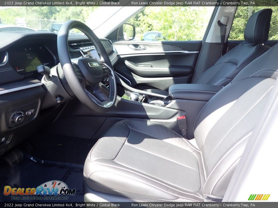 2022 Jeep Grand Cherokee Limited 4x4 Bright White / Global Black Photo #15