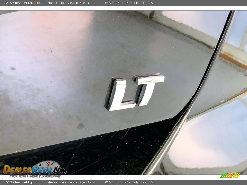 2019 Chevrolet Equinox LT Mosaic Black Metallic / Jet Black Photo #7