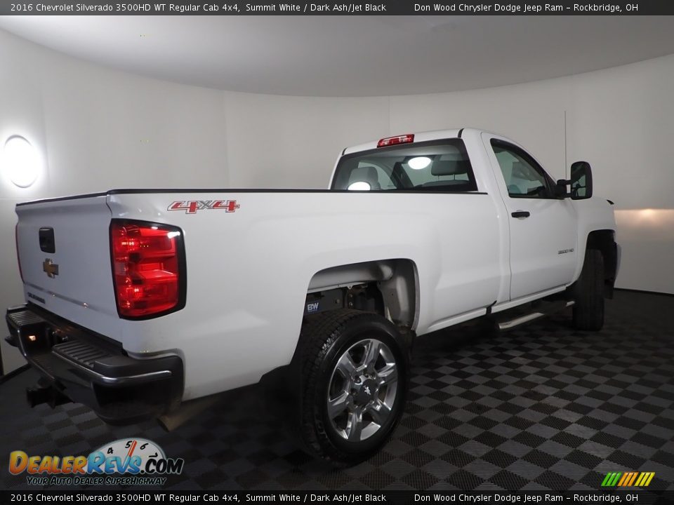 2016 Chevrolet Silverado 3500HD WT Regular Cab 4x4 Summit White / Dark Ash/Jet Black Photo #7