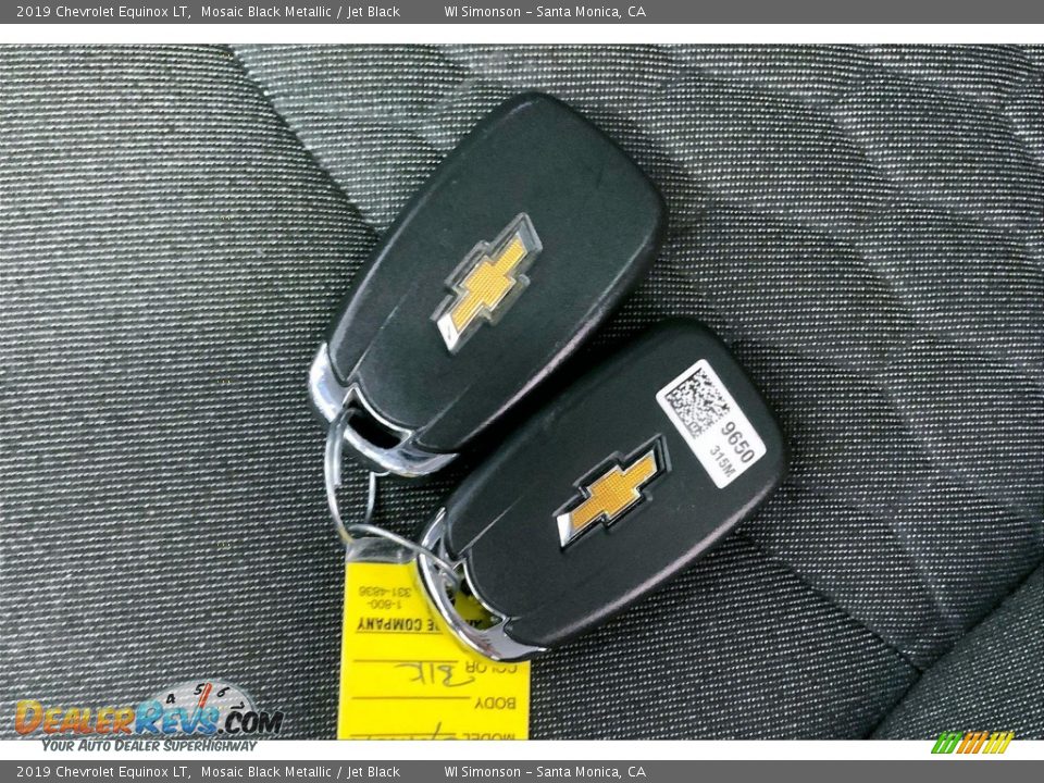 2019 Chevrolet Equinox LT Mosaic Black Metallic / Jet Black Photo #11